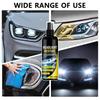 Headlights Restoration Kit Polishing Coating Cleaner Protection 100ml Car Light Cleaner Headlight Kit For Glass Lenses Detailing
