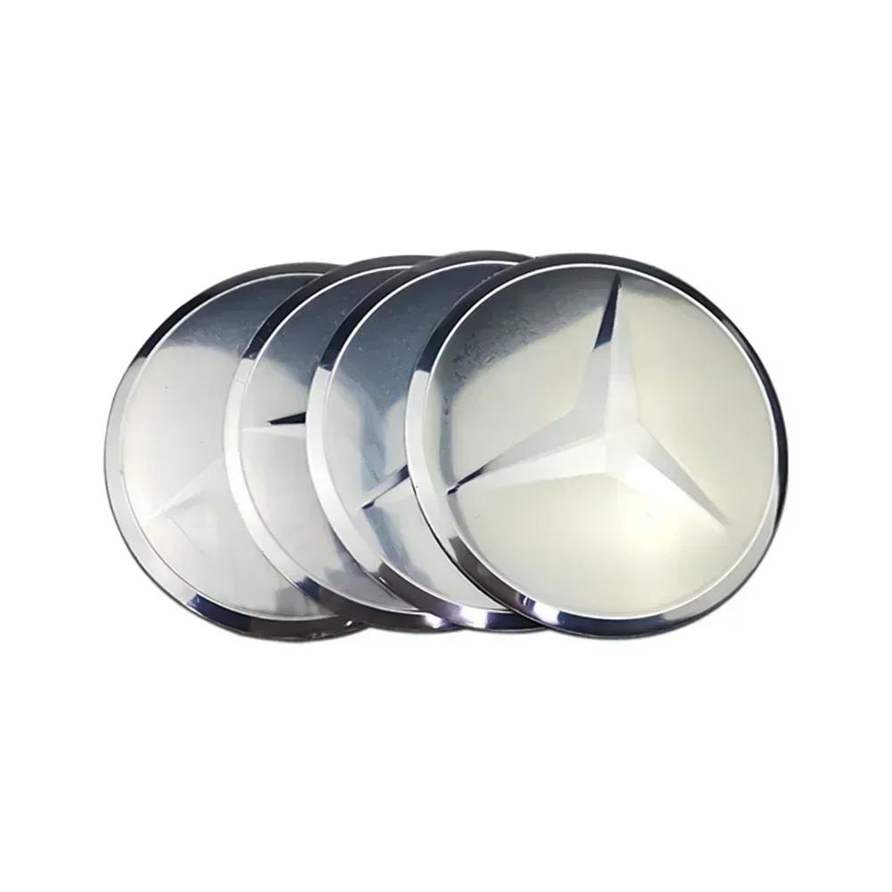 Hot Car Sticker 56mm Car Wheel Center Hub Emblem Sticker for Mercedes Benz W203 W204 W205 W209 W210 W211 W212 W176 W166 W163 W22