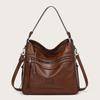 Shiling Women's PU Handbag: Autumn Collection Large Capacity Tote, Shoulder & Messenger Bag