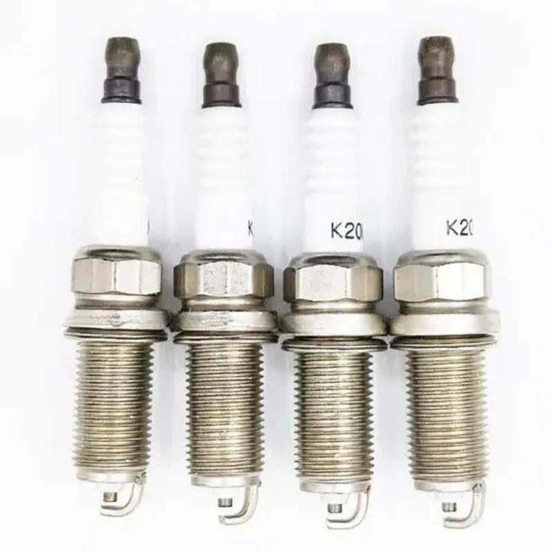 4/6pcs 90919-01235 K20HRU11 Spark Plug For Toyota Cruiser Land Prado FJ 4Runner Tacoma Fortuner Yaris 9091901235 K20HR-U11