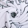 Sviuse Cat Blanket Ultra Soft Flannel Throw Gifts for Cats Lovers Girls Women Mom White Lovely Kitten Pattern Blankets for Couch