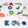 Early Education Word Spelling Game Children'S Enlightenment Cognition 26 English Letters Case Word Card Spelling Practice