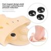 New Five-hole Toe Splitter, Thickened Plantar Ventilation, Shock Absorption and Pressure Relief Massage Forefoot Half-yard Pad, Hallux Valgus Orthosis