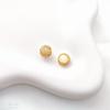 Dull Gold Cat's Eye Stone Spacer Beads with Imitation Jasper for DIY Bracelets and Necklaces