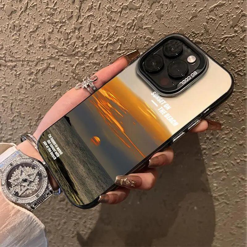Cool And Trendy Mountain Peak Pattern Personalized Phone Case Iphone16pro For iPhone 16 15 Pro Max 16E 14 13 12 11 16Plus