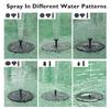 Solar Fountain with 8 Nozzles Floating Solar Fountain Floating Water Fountain Pump for Bird Bath