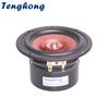 Tenghong 1pcs 4 Inch Bookshelf Speaker 4 Ohm 8 Ohm 30W HIFI Bullet Full Range Audio Speakers For Home Theater Loudspeaker DIY