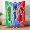 Superhero Trio Colorful Action Flannel Blanket Super Soft Warm Cozy Blanket for Sofa Bed Office Travel All‑Season Home Decor Gift