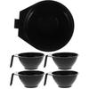 5 Pcs Facemask Set Hair Highlighting Bowls Hair Dye Brush Hair Color Mixing Bowls Hair Coloring Kit