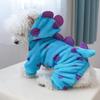Fashion Pet Dog Jacket Winter Warm Clothes Lovely Cats Photo Dinosaur Costume