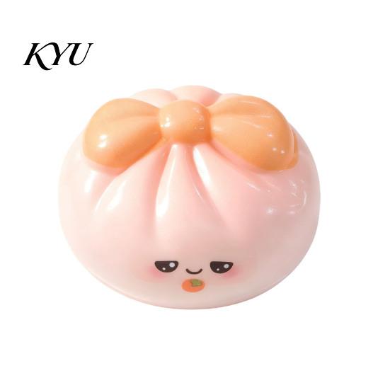 Fun Party Favors for Friends Colorful Bun Squeeze Toy, Soft Sensory Fidget Cute Calming Tools Focus Stress Relief Toy Adults Kids Anxiety TPR Balls