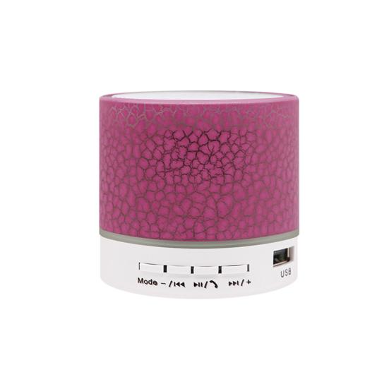 A9 Portable LED Light Crack Bluetooth-compatible Speaker U Disk TF Card Subwoofer Music Player for Phone