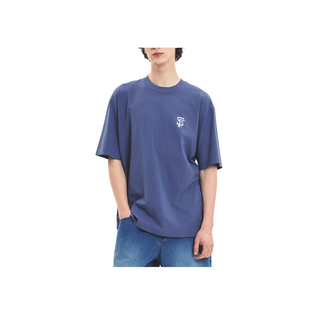 New MLB San Francisco Giants SS25 T Shirt Unisex Indigo 3ATSX0453-14INS