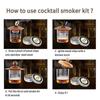 Cocktail Smoker Kit For Whiskey Cheese And Flavor Drink Smoker Accessories Cocktail Bar Accessories 