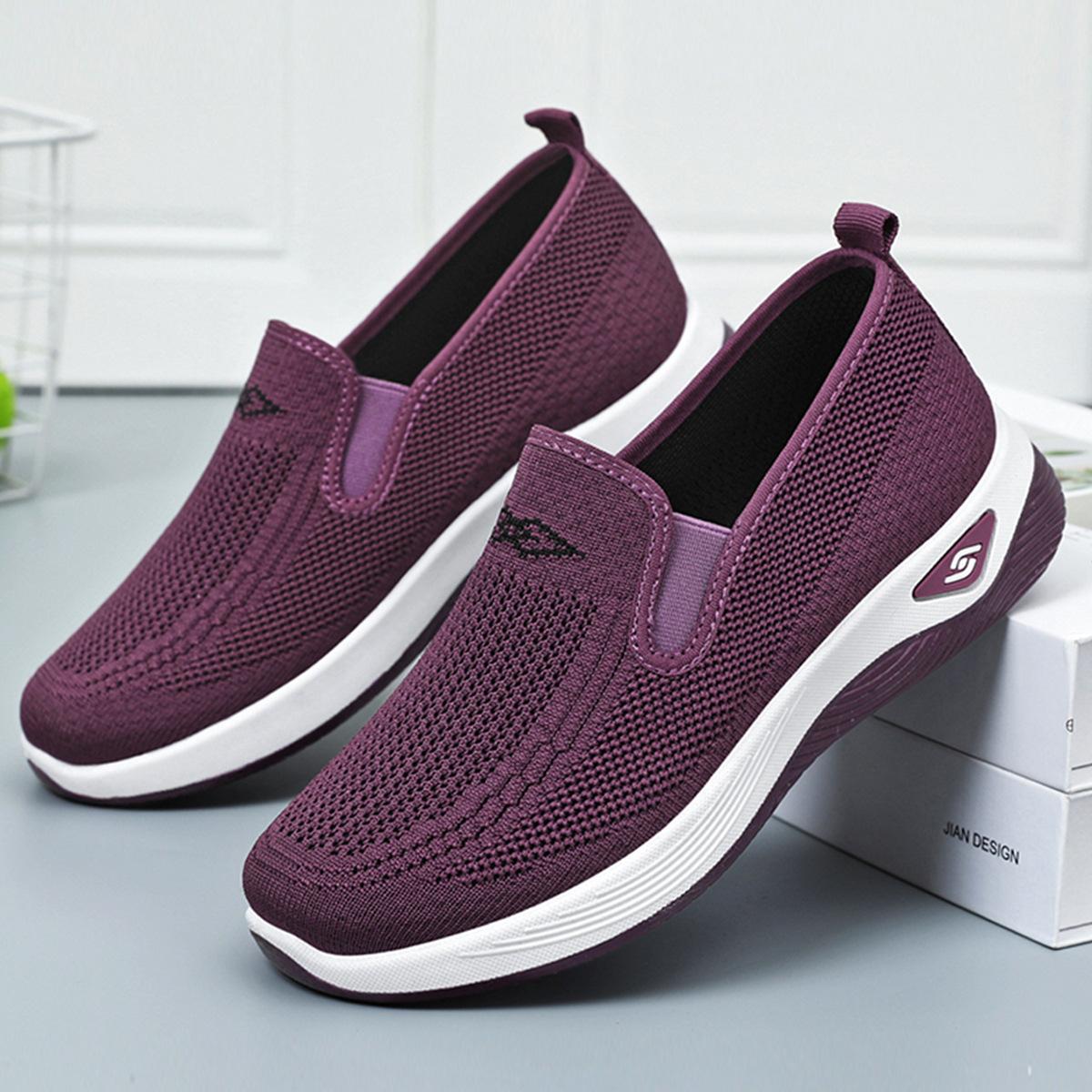 

Весенне-летняя обувь, удобная сетчатая повседневная спортивная обувь на плоской подошве с одной педалью 41