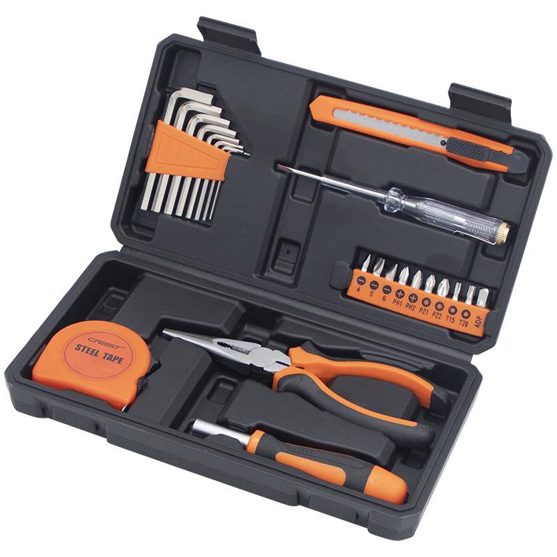 Ensemble d'outils multifonctions de 23 pièces: Tournevis et quincaillerie ménagers pour la réparation à domicile