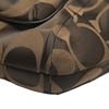 Coach Canvas Tote Bag Handbag Leather Brown Women 14904 Used
