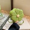 Flower bag Korean version versatile sweet portable small bag versatile simple niche design shoulder messenger bag