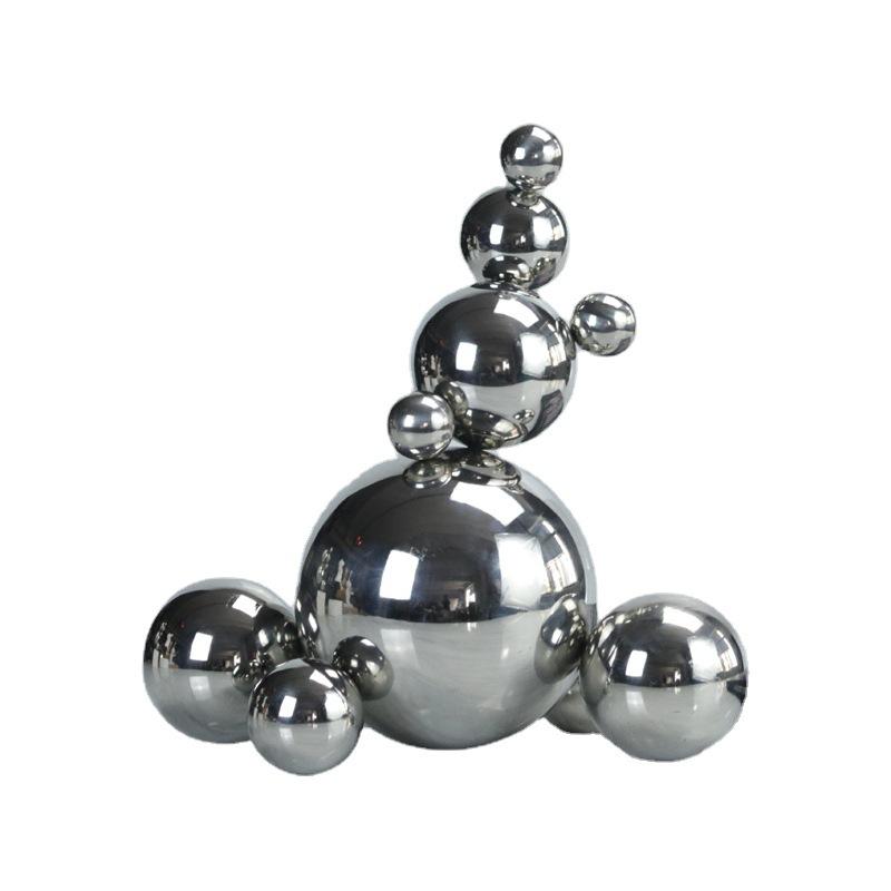 Simple Modern Geometric Electroplated Bubble Ball Abstract Home Soft Decoration Display Model Room Sales Office Decoration