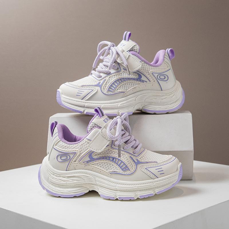 Girls' dad shoes medium and older children's sports shoes 2025 spring and autumn boys' casual shoes fashion trendy children's models