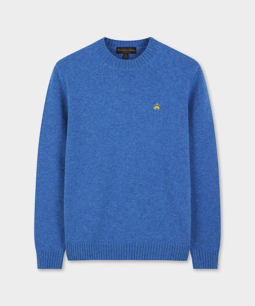 BROOKS BROTHERS [Heritage] Shetland Pullover Sweater (Blue) (Bbwrmhg413)