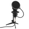 Condenser Microphone 3.5mm Plug with Adjustable Tripod Set Kit for Broadcast Recording
