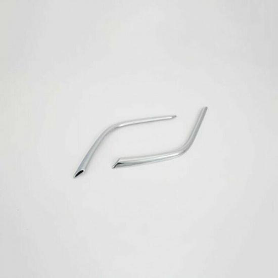 2X Front Fog Lamp Light Eyebrow Cover Trim For Mitsubishi Outlander 2019-2021
