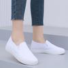 Unisex Canvas Slip On Shoes Anti Static Work Shoes Lightweight Nursing Shoes Breathable Comfortable Footwear for Daily Use