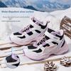 Li Ning Barn Sport Livsstil Mode Halkfri Stötdämpning Återfjädring Varma Mellanhöga Vardagsskor Barn Vardagsskor Svart Standard-Vit YKCU224-4