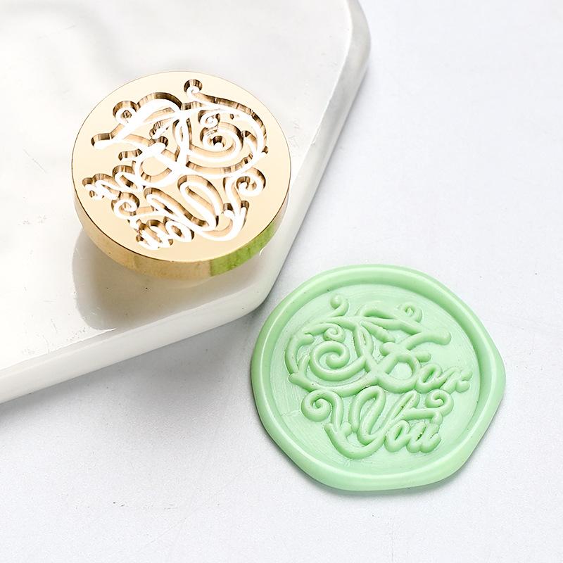 Wholesale Retro Vintage Wax Seal Stamp Sealing Wax Stamp Head For Wedding Invitation Gift Packaging Cards Scrapbooking Stamps
