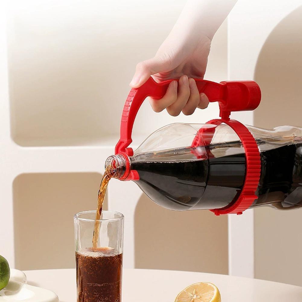 Beverage Handle Soda Water Beverage Bottle Plastic Handle Cola Handheld Pouring