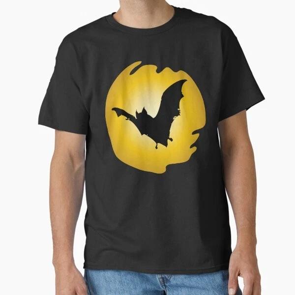 Flying Bat Batwing Silhouette Classic Tshirt Made In Usaaus Tshirt S2xl S