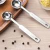 4Pcs Teaspoon Measuring Cups Set Stainless Steel Coffee Sugar Scoop  Baking Tool