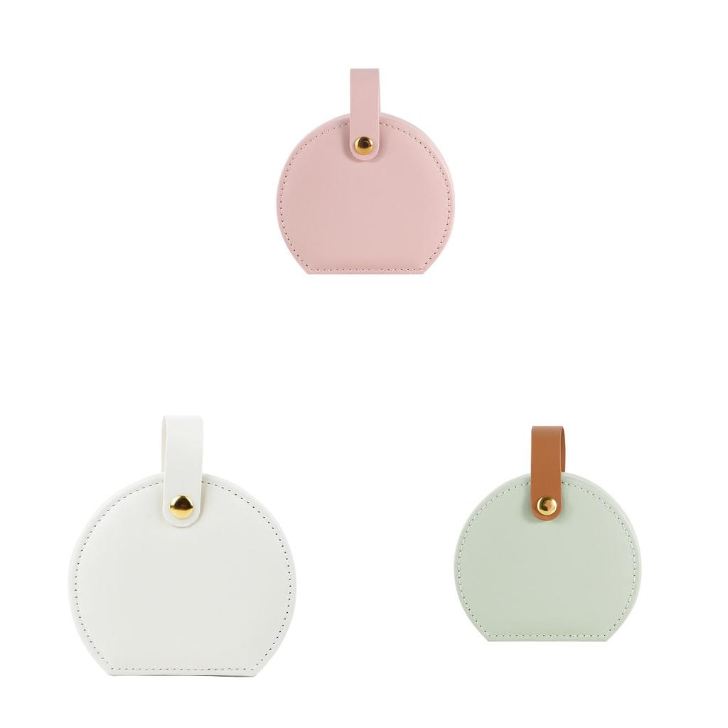 Elegant Leather Jewelry Organizer With Compact Design For Travel And Gift Giving