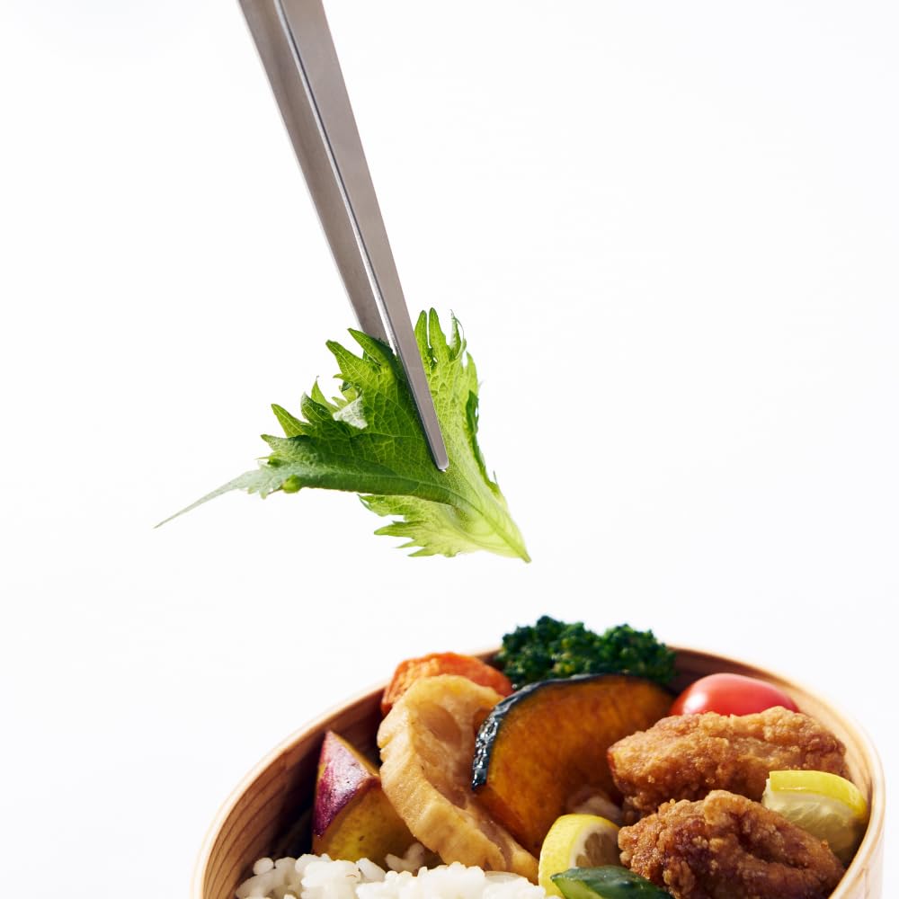 Yoshikawa EA toCO Iitoko Moribashi Serving Tongs, Chopsticks, Serving Tongs, 18cm Long, Stainless Steel, Made In Japan, AS0065