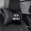 Car Neck Pillow Auto Emblem Headrest Accessories For MINI WORKS Cooper R56 F56 R50 JCW Cabrio Aceman Countryman Clubman Roadster