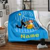Pippi Longstocking Blanket With Customizable Name Soft And Comfortable Shawl Blanket For All Seasons Suitable For Home Travel Camping Office