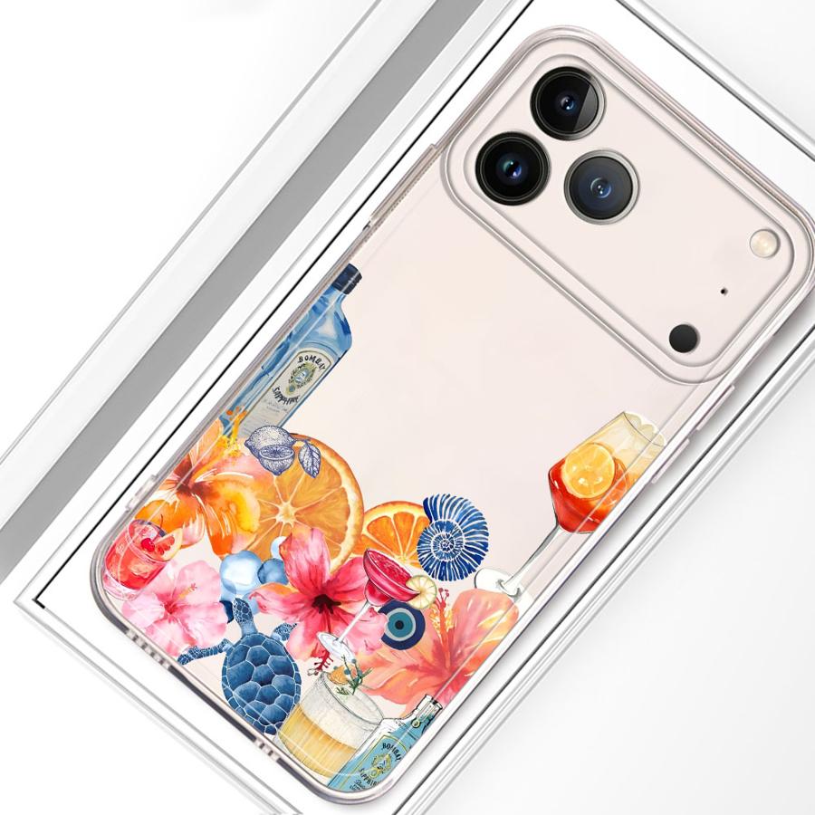 Fruit Flowers Soft Phone Cover Case for iPhone 17 Pro Max 12 Mini 16 Air 11 XS Max XR 13 Pro 7 8 14 Plus 15
