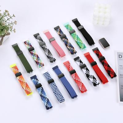 WatchStrap Band For Huawei Band 9 8 WristStrap Bracelet Wristband For Huawei Band 9 Strap Braided Nylon Elastic Magnetic Woven
