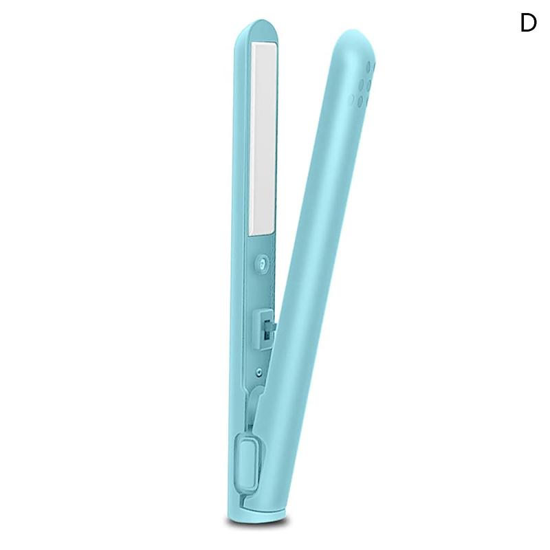 

Щипцы для завивки волос, выпрямитель для волос, USB-перезаряжаемый, портативный, мини, 2 в 1, светодиодное керамическое покрытие 25 Вт