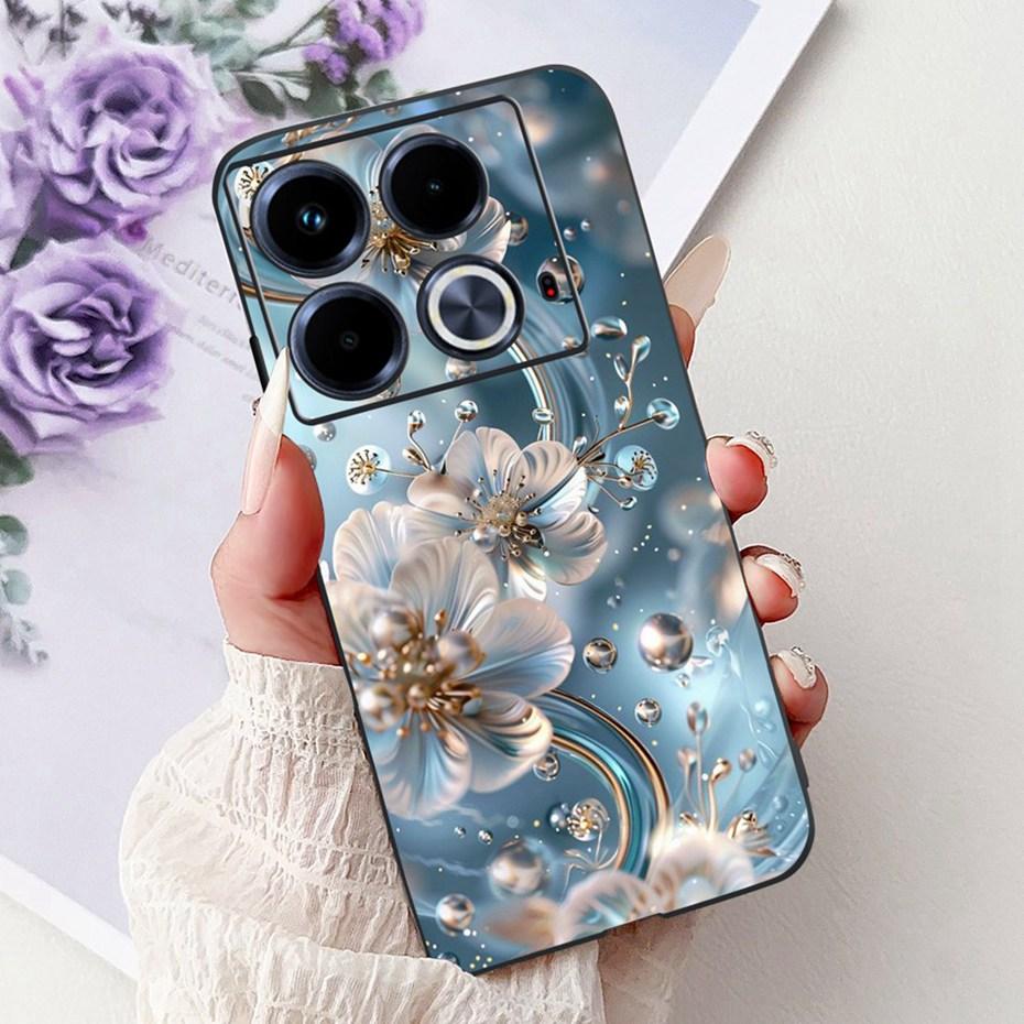 Cute Painting Phone Case For Infinix Note 40 40Pro Pro+ Soft Silicone TPU Back Cover For Infinix Note40 Pro Plus Cases Bumpers