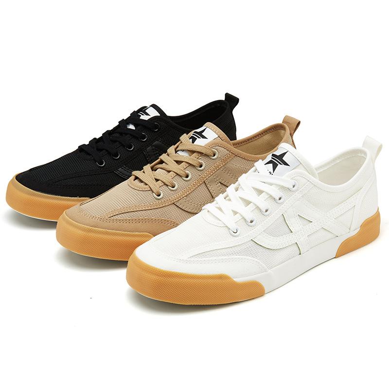 New Summer Men's Shoes Fashionable Versatile Breathable and Comfortable Lace-up Casual Shoes