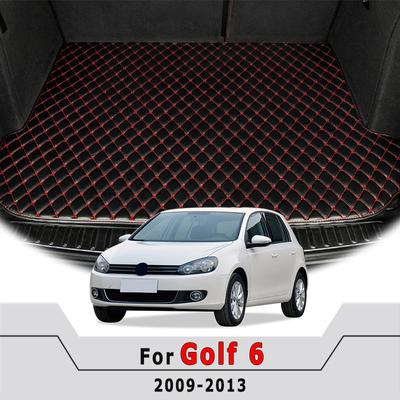 Car Trunk Mats For VW Volkswagen Golf 6 2013 2012 2011 2010 2009 Cargo Liner Auto Interior Accessories Replacement Automobiles