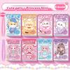 12Style 50Pcs Dress Up Sticker Book Girl Makeup Changing Sticker Book Children's Cartoon Makeup Show Puzzle Handmade DIY Book