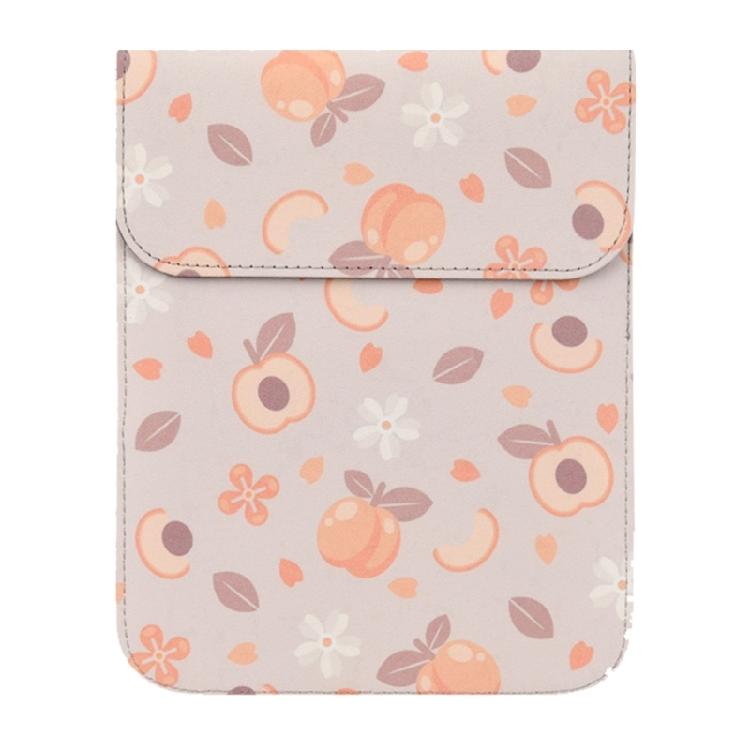 Universelle 6-Zoll E-Reader-Hülle mit präzisem Portzugang, rutschfestem Gummiband, PU-Lederkonstruktion, Schutzschale