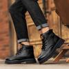 Men Shoes Men's Autumn Winter Motorcycle Boots British Style Basic Boots Outdoor Motorcycle Men's High-top Fashion Casual Shoes