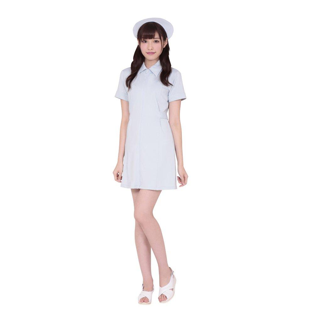 Healing Angel Nurse Cosplay Light Size A&TCollection Costume, Blue, M, Women's