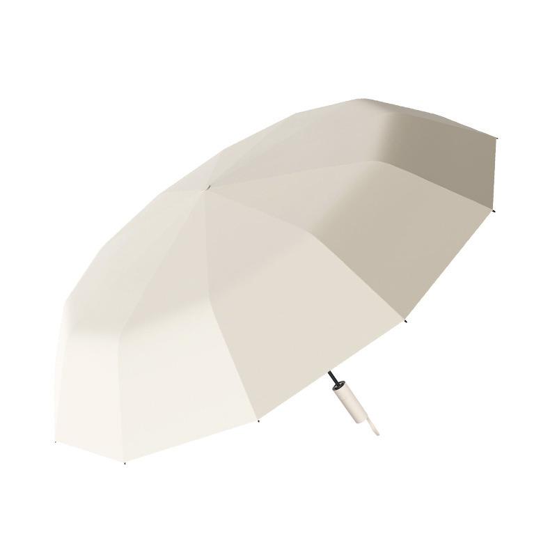 60 Double Keel Automatic Umbrellas, Men's Weather and Rain Folding Umbrellas, Double Enlarged Girls' Sunscreen Sun Umbrellas