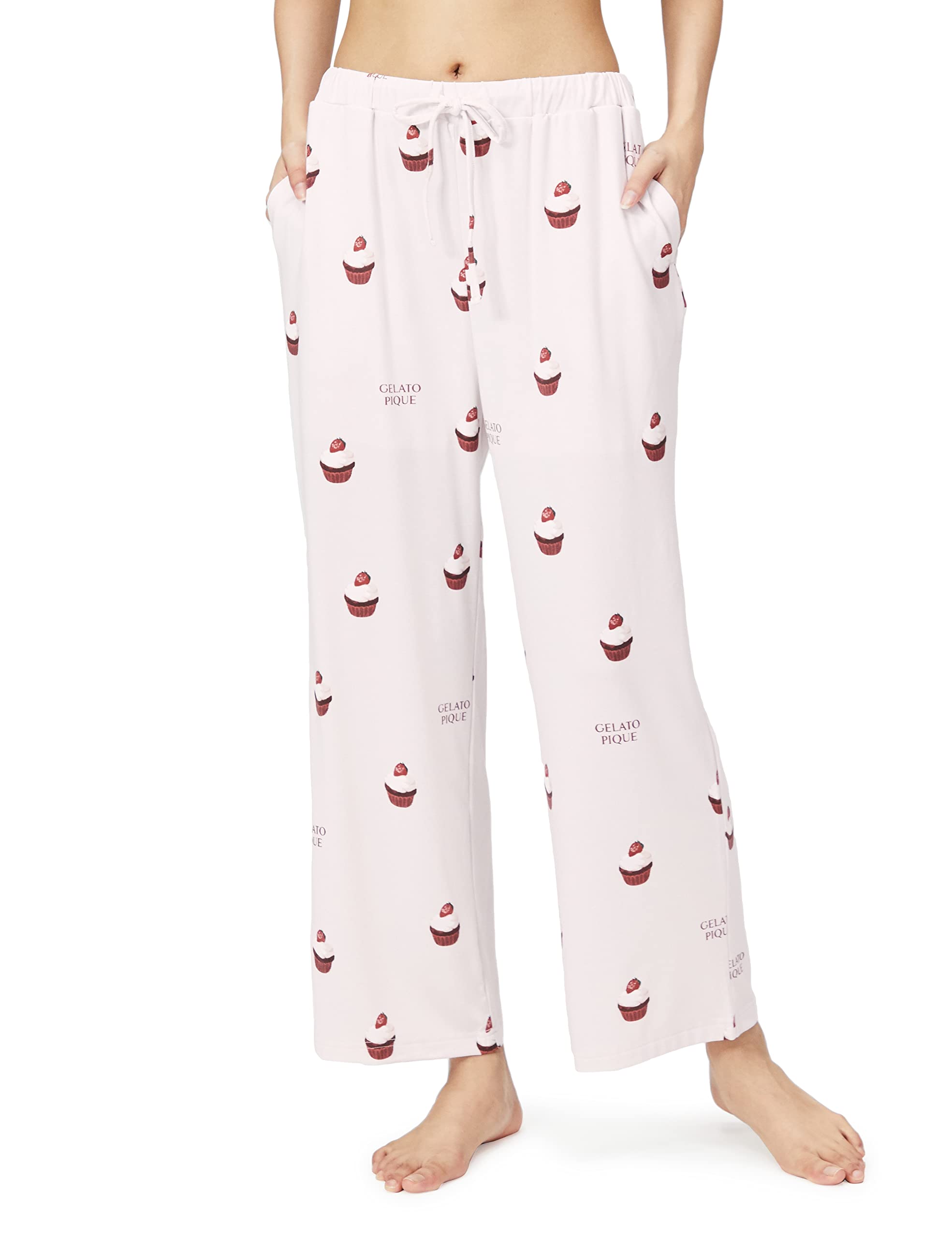 

3 Motif Pattern Long Pants PWCP224256 PNK F [Gelato Pique] Women s розовый