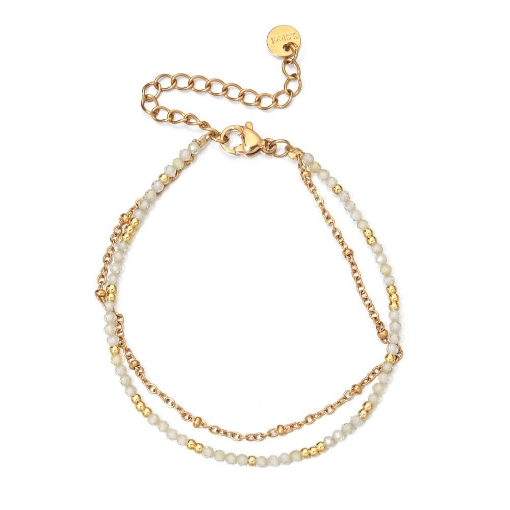 Adjustable Bohemia Colorful Bead Bracelets Waterproof Double French Pendant Jewelry Accessories